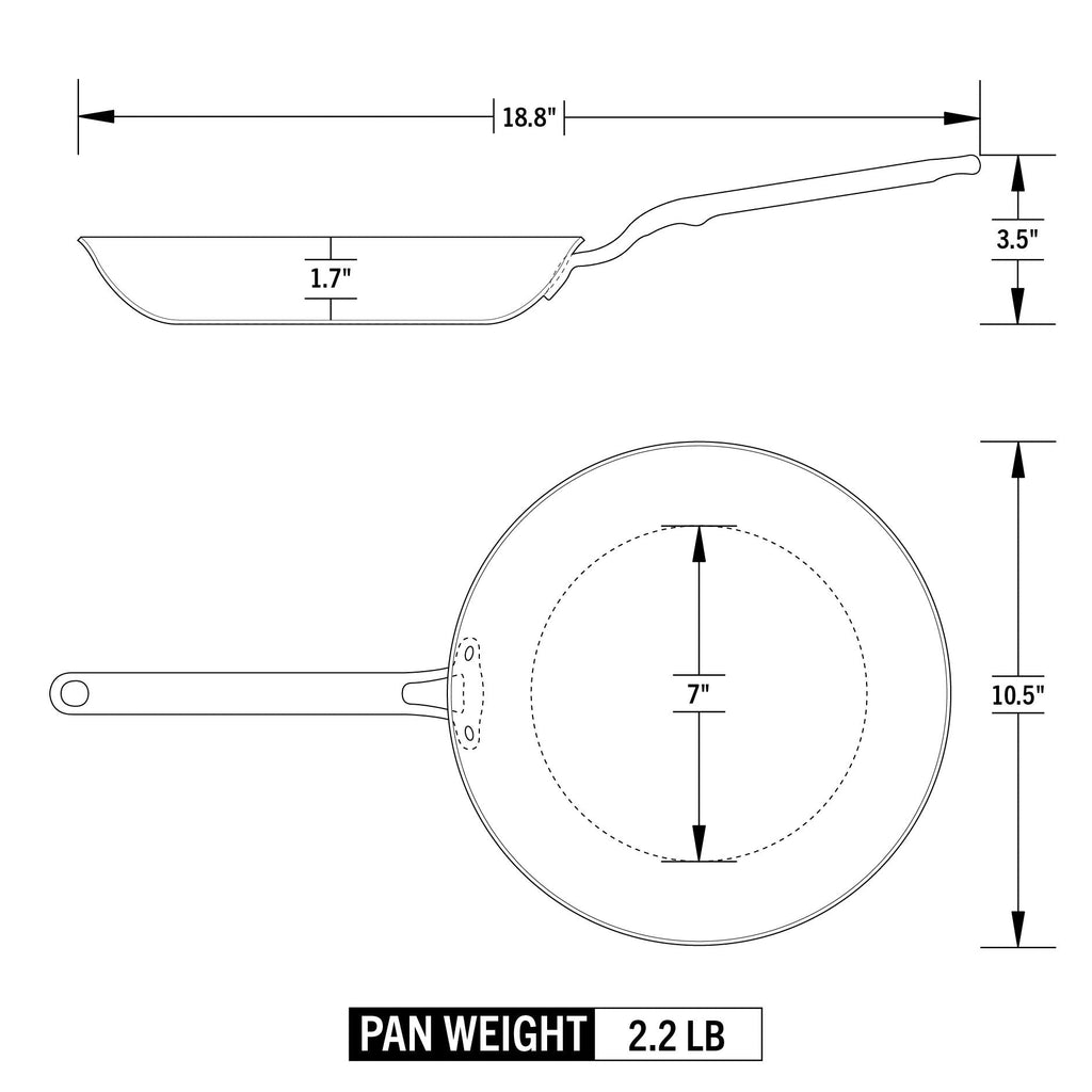Eater x Heritage Steel 10.5-inch Fry Pan by Heritage Steel — view 5