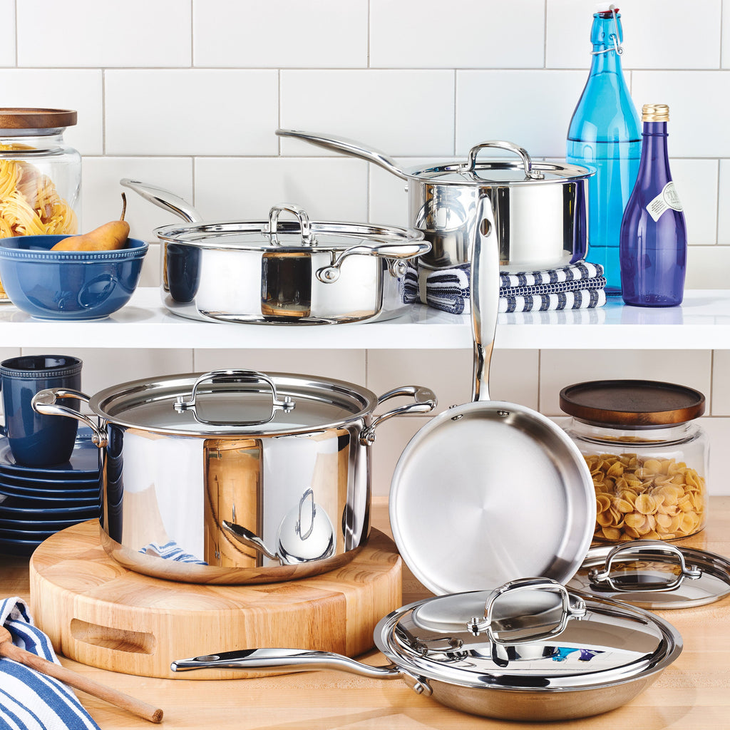 Titanium Series 10 Piece Cookware Set by Heritage Steel — view 2