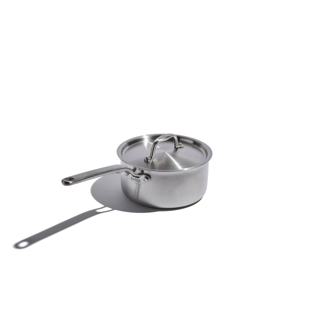 Eater x Heritage Steel 3 Quart Saucepan with Lid by Heritage Steel