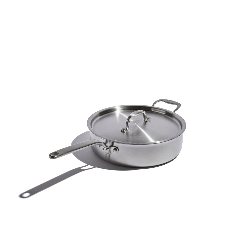 Eater x Heritage Steel 4 Quart Sauté Pan with Lid by Heritage Steel