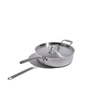 Eater x Heritage Steel 4 Quart Sauté Pan with Lid by Heritage Steel