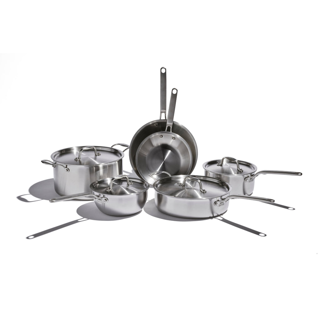 Eater x Heritage Steel 10 Piece Cookware Set by Heritage Steel