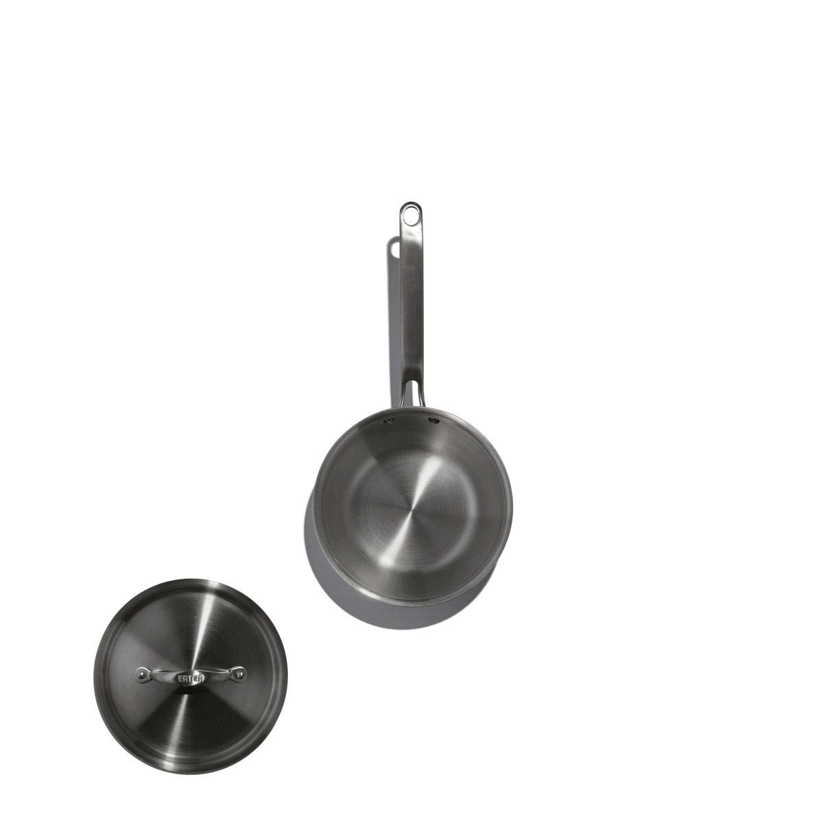 Eater x Heritage Steel 2 Quart Saucier with Lid by Heritage Steel — view 3