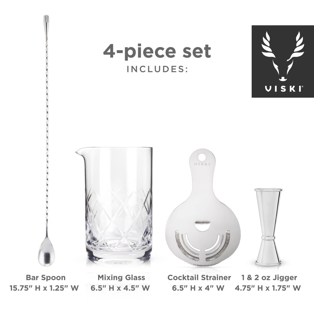 Harrison 4-Piece Barware Set