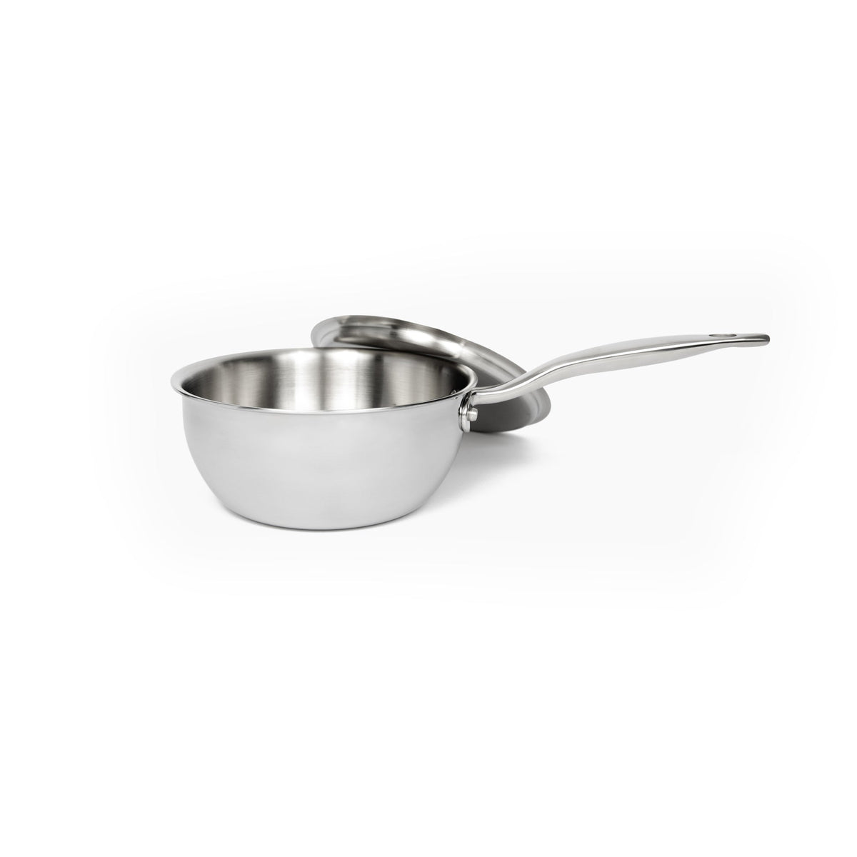 Titanium Series 2 Quart Saucier with Lid by Heritage Steel — view 3