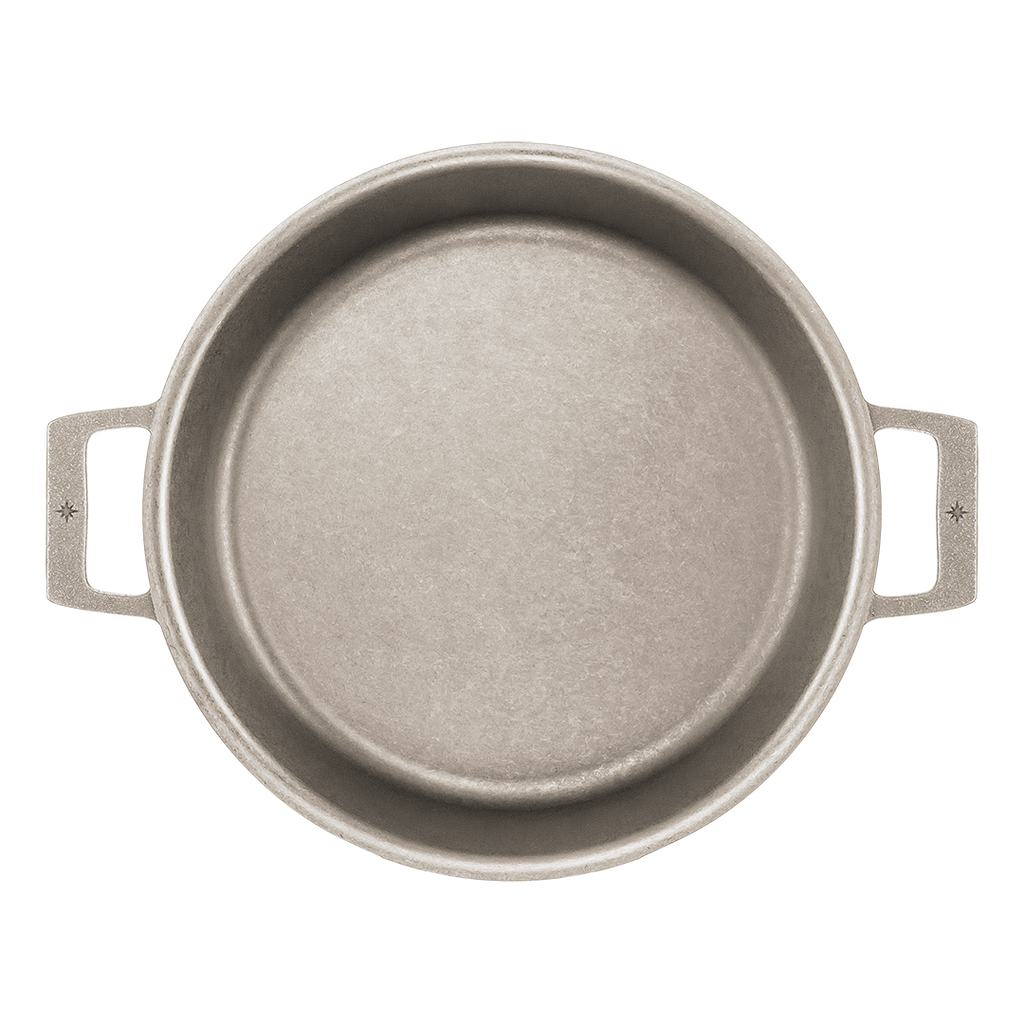 13.5-Inch Cast Iron Braiser - top view, photo 2