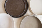 Handmade Stoneware Dinner Plates "Pumpernickel"