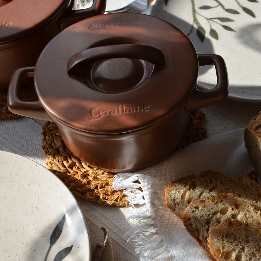 Duo 9 Piece Ceramic Cookware  Set - Ceramic Lid