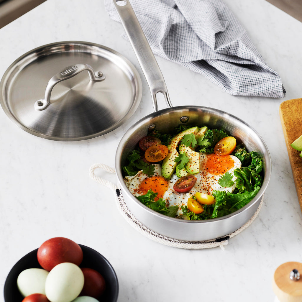 Eater x Heritage Steel 1.5 Quart Mini Sauté with Lid by Heritage Steel — view 2
