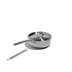 Eater x Heritage Steel 2 Quart Saucepan with Lid by Heritage Steel