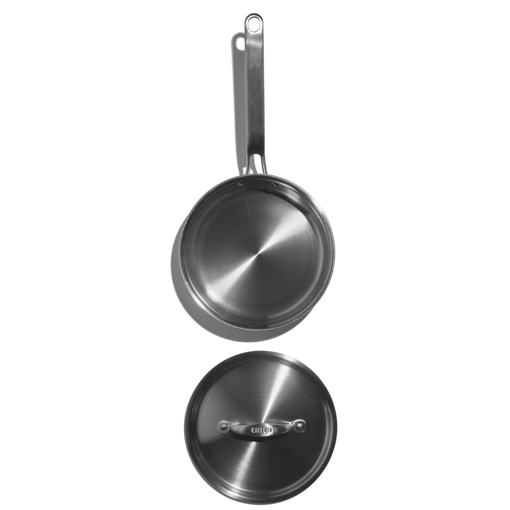 Eater x Heritage Steel 2 Quart Saucepan with Lid by Heritage Steel — view 3