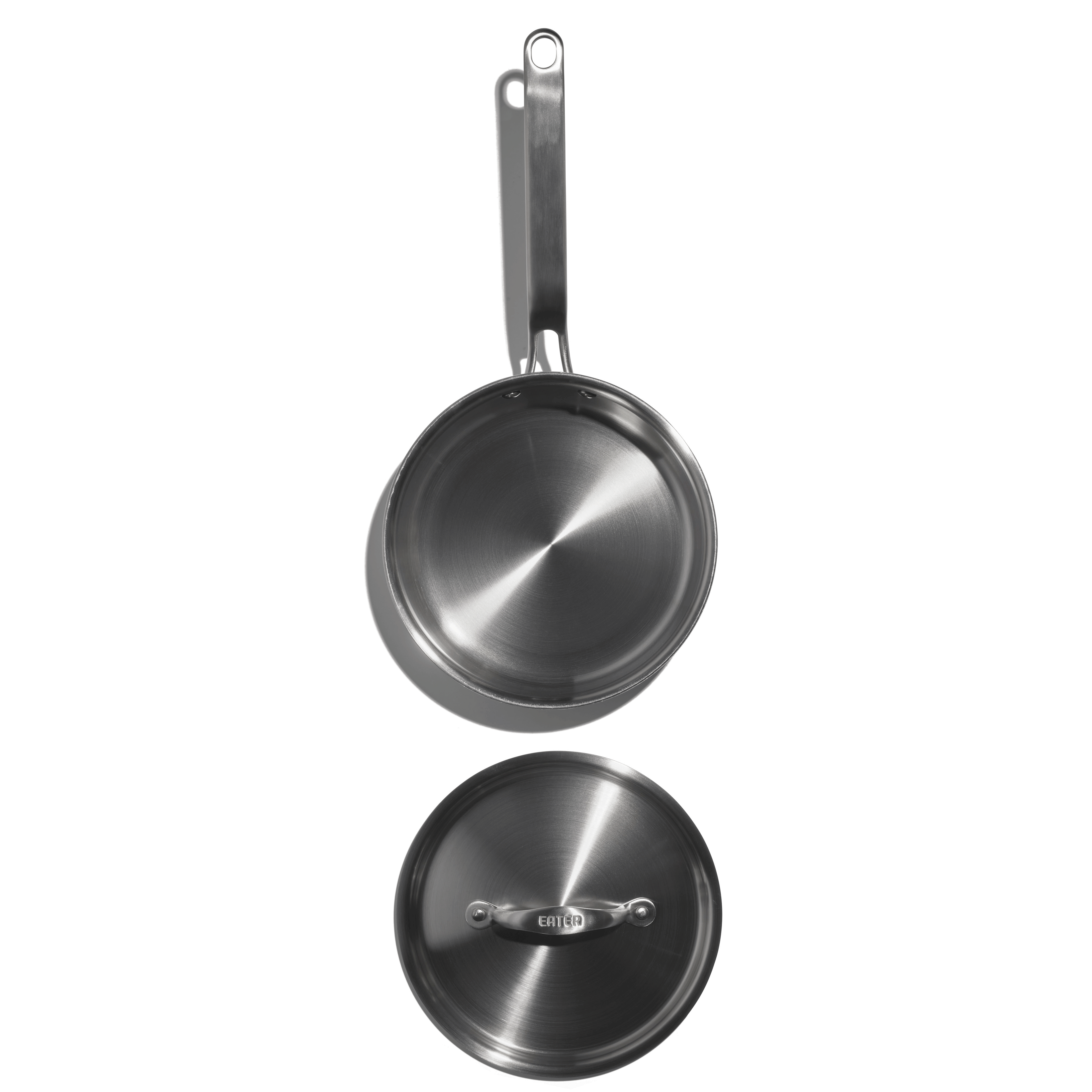 Eater x Heritage Steel 2 Quart Saucepan with Lid by Heritage Steel — view 3