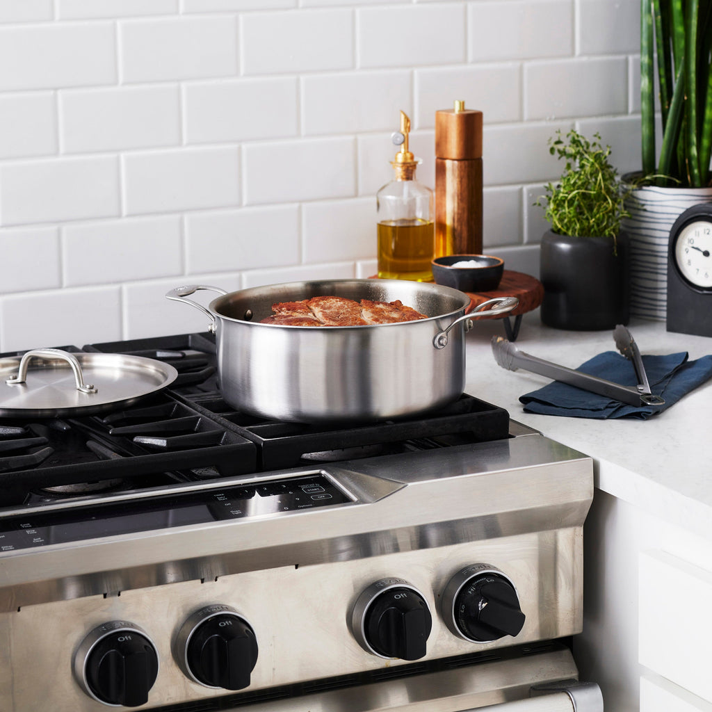 Eater x Heritage Steel 6 Quart Rondeau with Lid by Heritage Steel — view 2