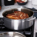 Eater x Heritage Steel 6 Quart Rondeau with Lid by Heritage Steel — view 4