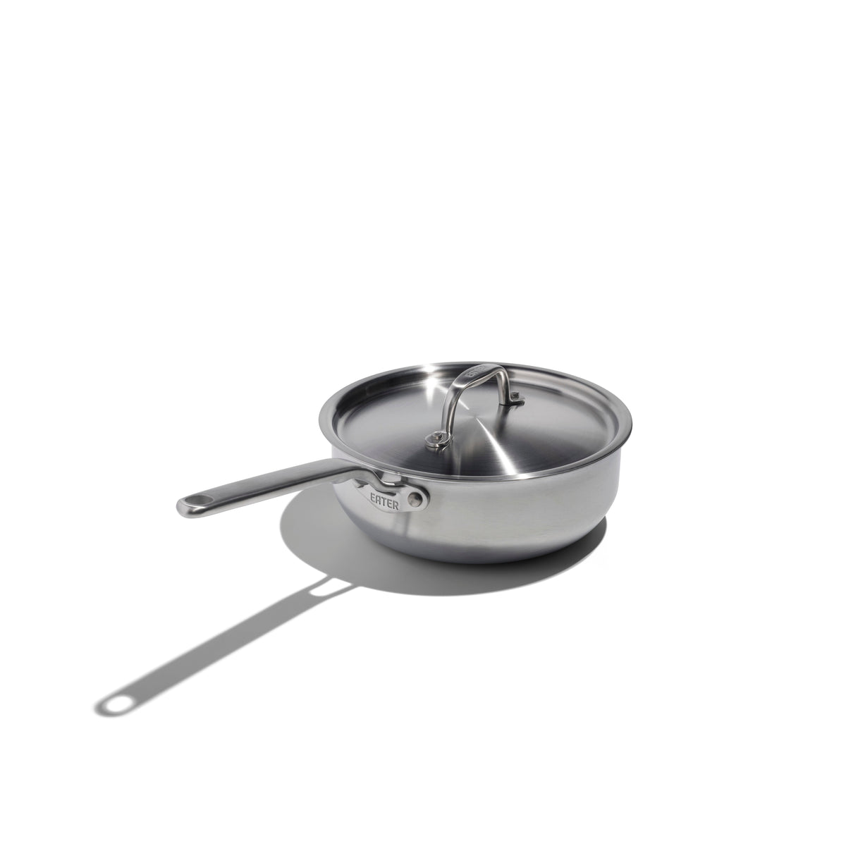 Eater x Heritage Steel 3 Quart Saucier with Lid by Heritage Steel