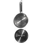 Eater x Heritage Steel 3 Quart Saucier with Lid by Heritage Steel — view 3