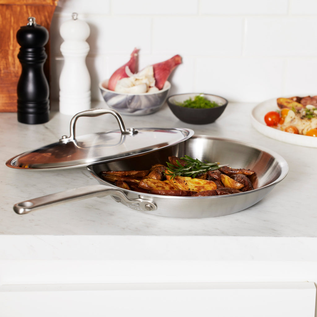Eater x Heritage Steel 10.5-inch Fry Pan with Lid by Heritage Steel — view 2