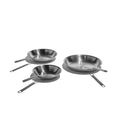 Eater x Heritage Steel 3 Piece Fry Pan Set by Heritage Steel