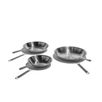 Eater x Heritage Steel 3 Piece Fry Pan Set by Heritage Steel