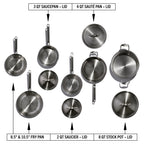 Eater x Heritage Steel 10 Piece Cookware Set by Heritage Steel — view 5