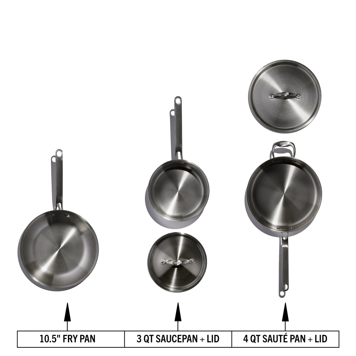 Eater x Heritage Steel 5 Piece Essentials Set by Heritage Steel — view 5