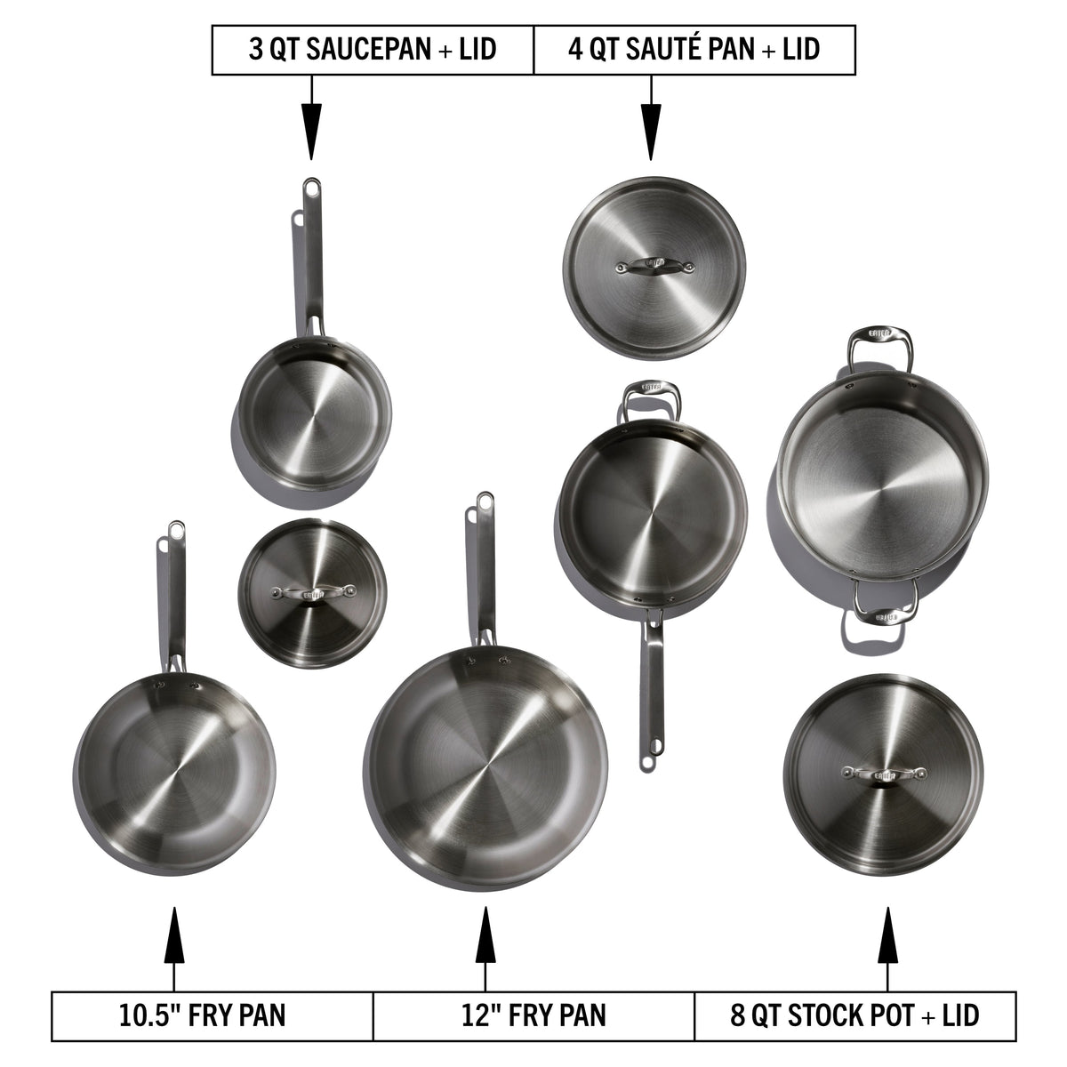 Eater x Heritage Steel 8 Piece Core Set by Heritage Steel — view 5