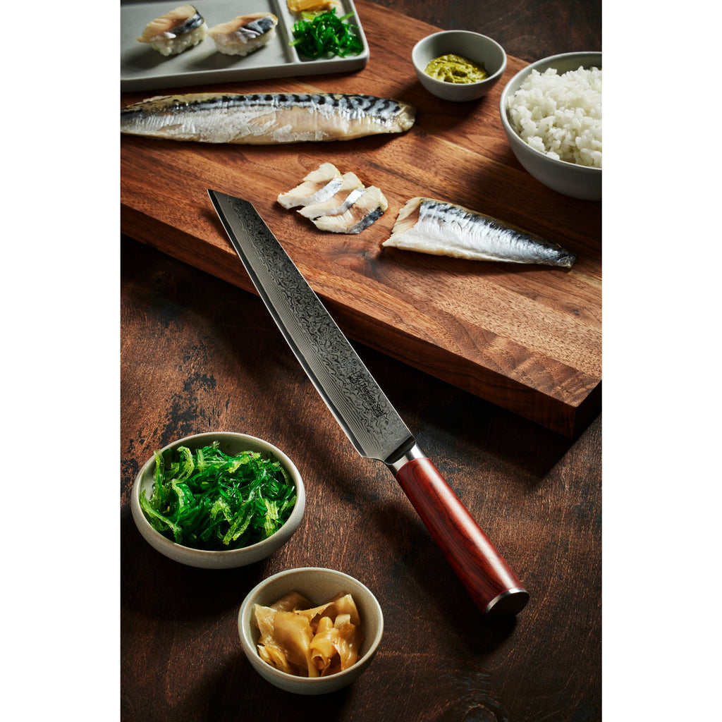 Hammer Stahl 10-inch Slicer - Damascus Series by Heritage Steel — view 2