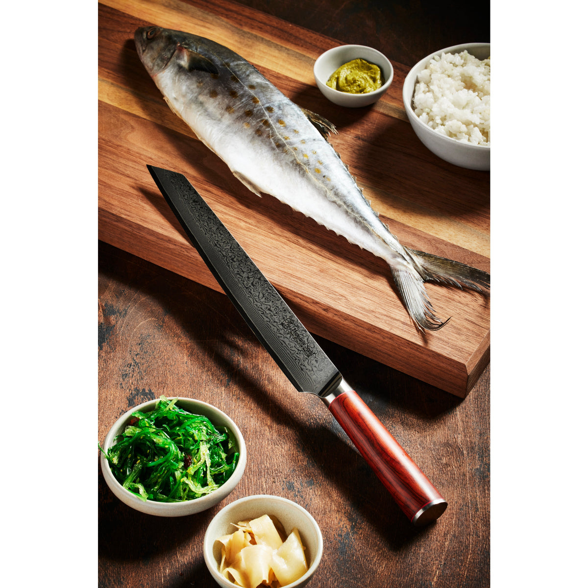 Hammer Stahl 10-inch Slicer - Damascus Series by Heritage Steel — view 4