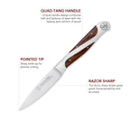 Hammer Stahl 3.5-inch Paring Knife by Heritage Steel — view 3
