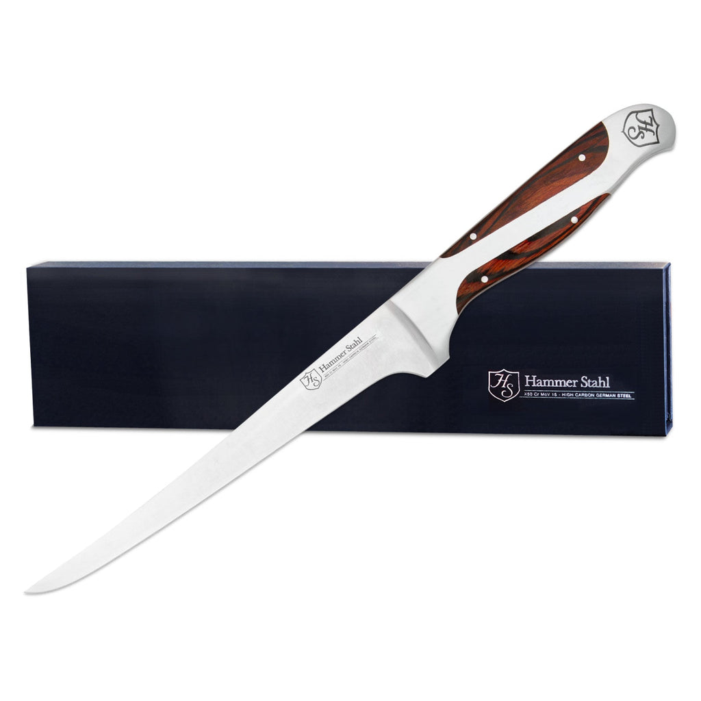 Hammer Stahl 7-inch Fillet Knife by Heritage Steel