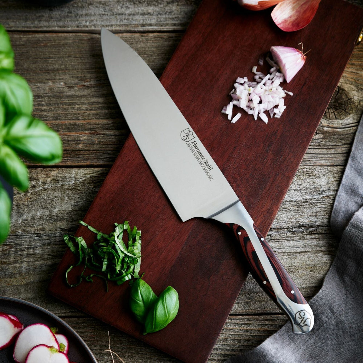 Hammer Stahl 8-inch Chef Knife by Heritage Steel — view 2