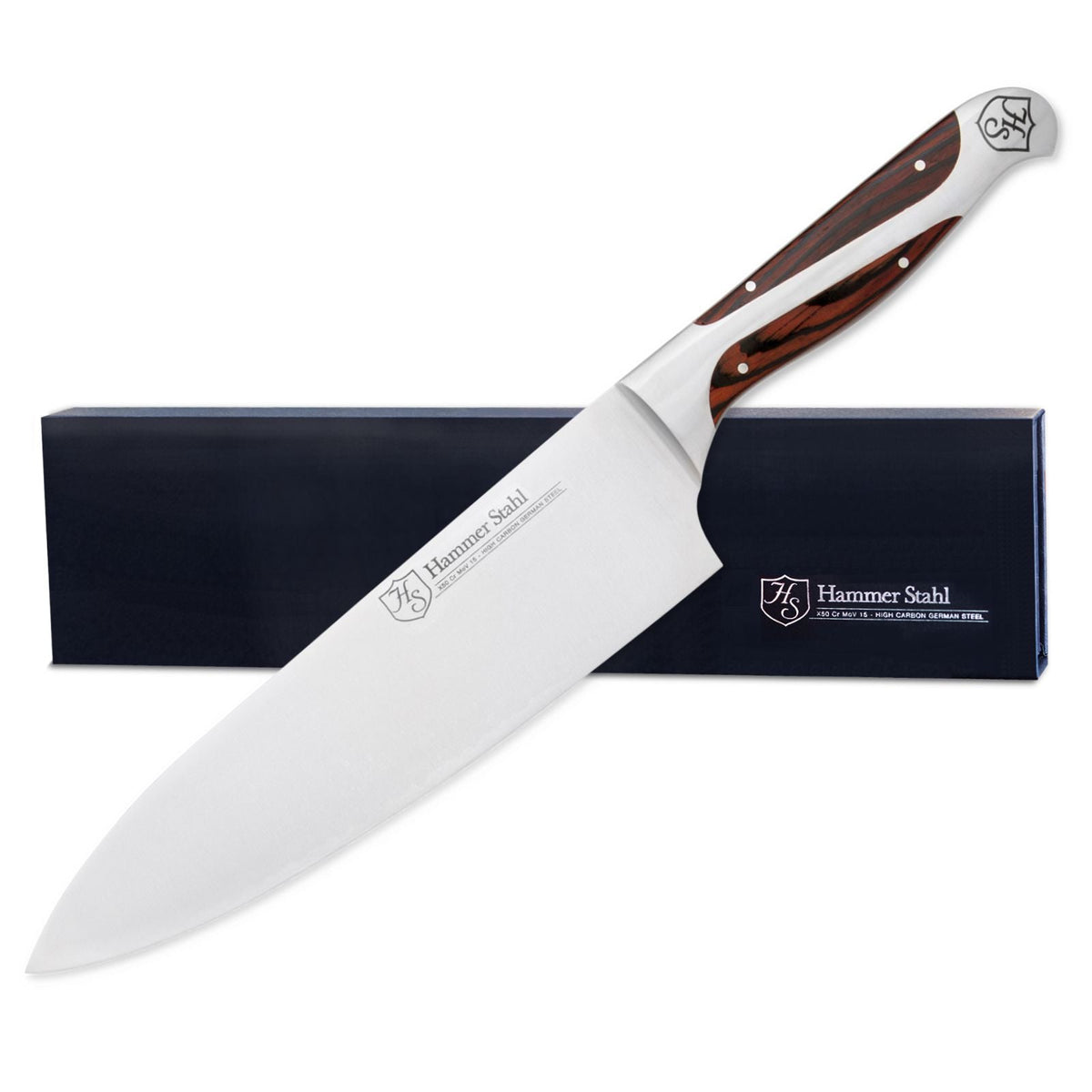 Hammer Stahl 8-inch Chef Knife by Heritage Steel