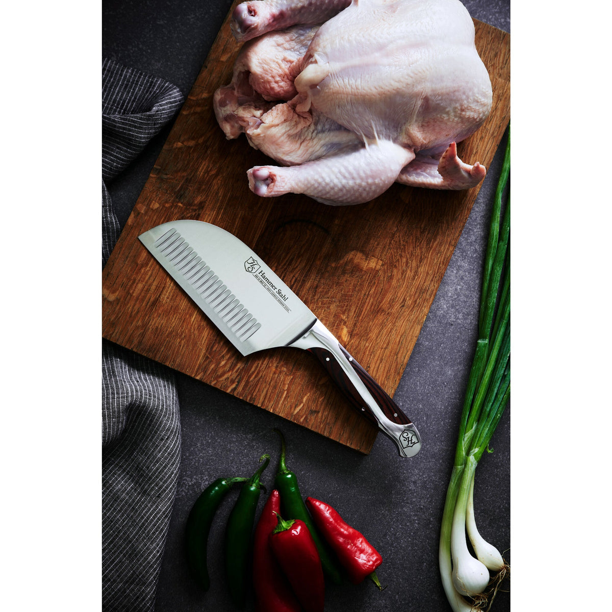 Hammer Stahl 5-inch Cleaver by Heritage Steel — view 2
