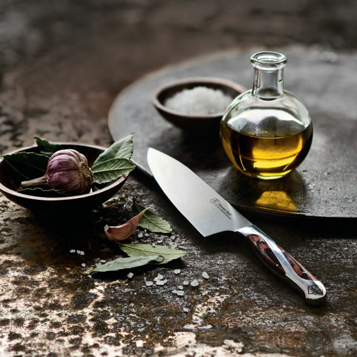 Hammer Stahl 6-inch Chef Knife by Heritage Steel — view 2