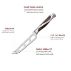 Hammer Stahl 5-inch Cheese Knife by Heritage Steel — view 3