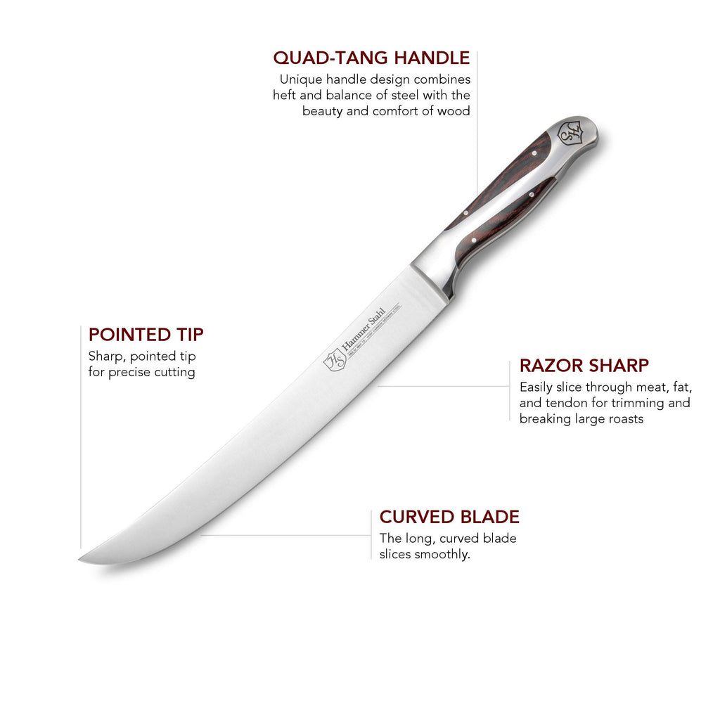Hammer Stahl 10-inch Scimitar by Heritage Steel — view 3