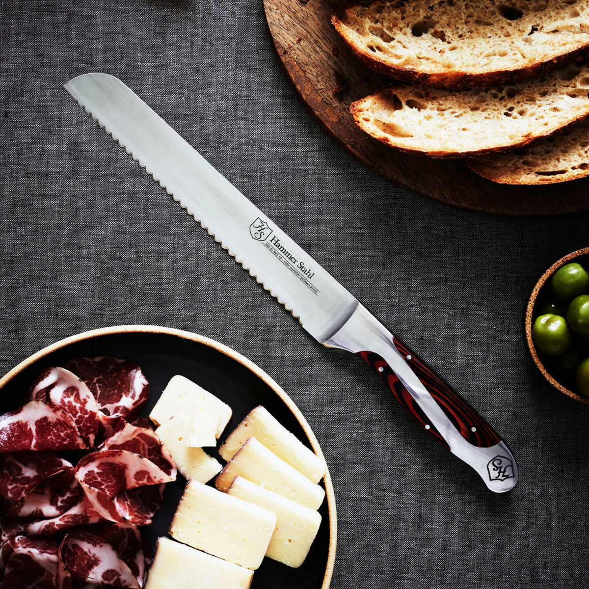 Hammer Stahl 8-inch Bread Knife by Heritage Steel — view 2