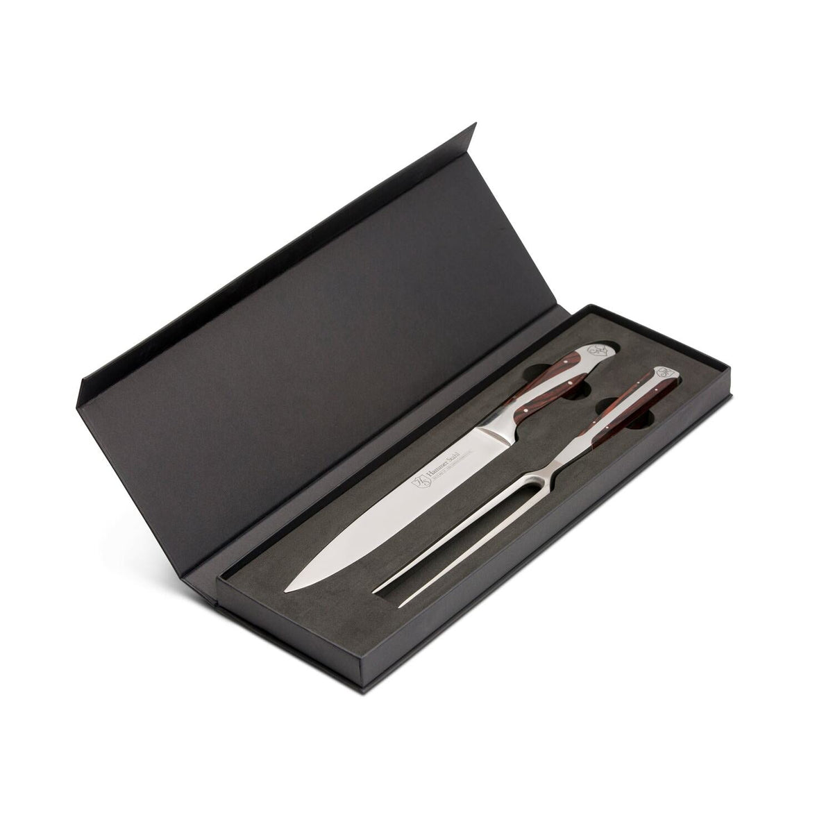 Hammer Stahl Carving Knife & Fork Set by Heritage Steel — view 3