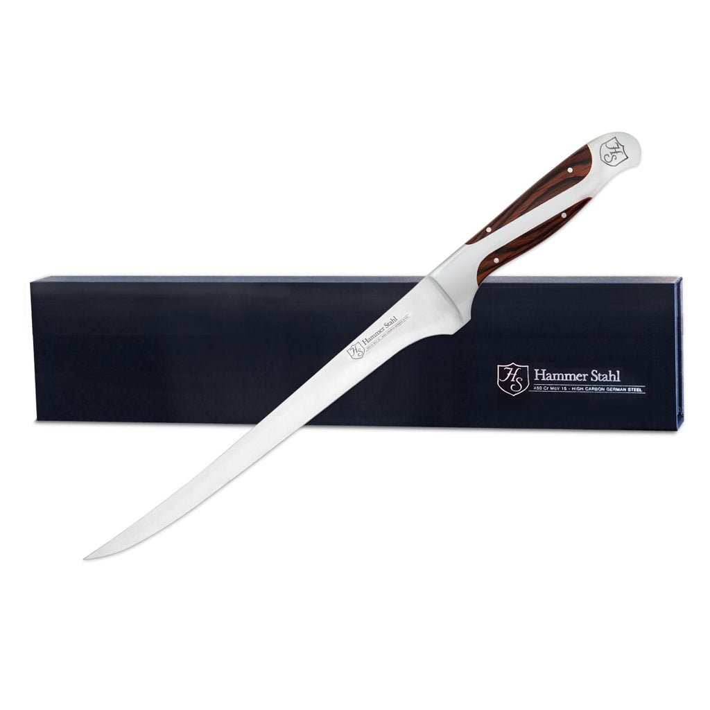 Hammer Stahl 9-inch Fillet Knife by Heritage Steel