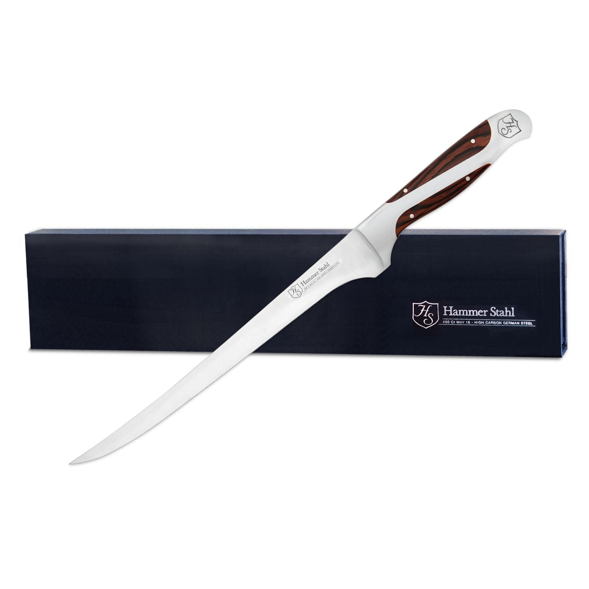 Hammer Stahl 9-inch Fillet Knife by Heritage Steel