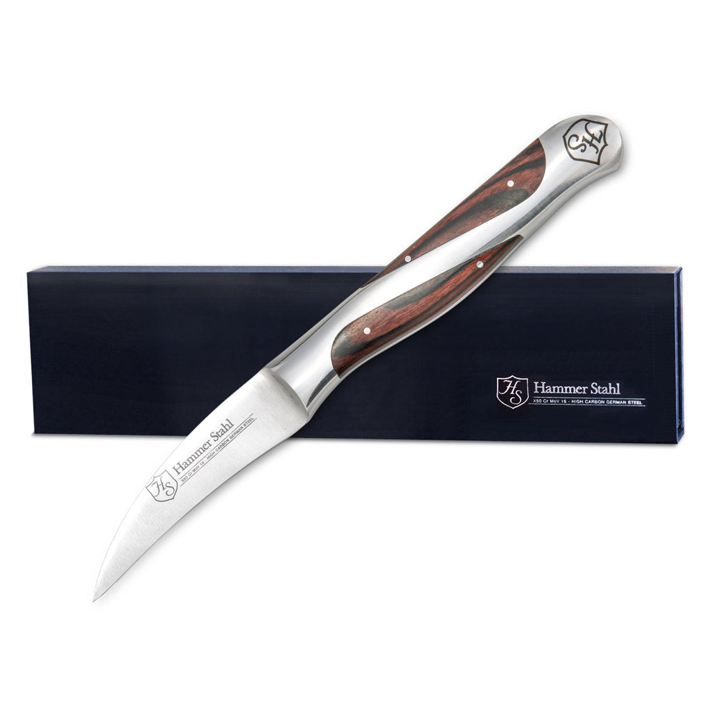 Hammer Stahl Bird's Beak Paring Knife by Heritage Steel