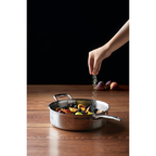 Titanium Series 4 Quart Sauté with Lid by Heritage Steel — view 5