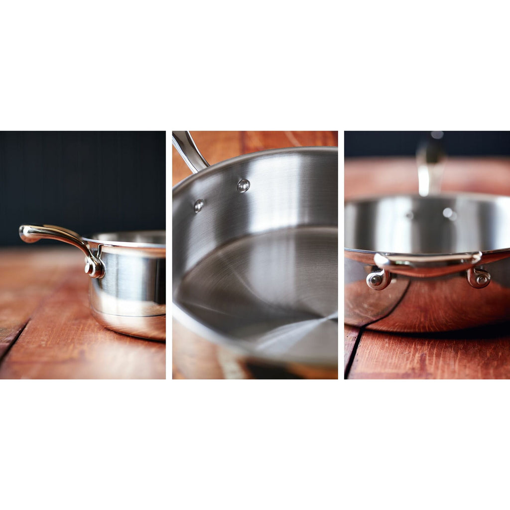 Titanium Series 4 Quart Sauté with Lid by Heritage Steel — view 4