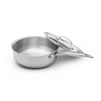 Titanium Series 3 Quart Saucier with Lid by Heritage Steel — view 3
