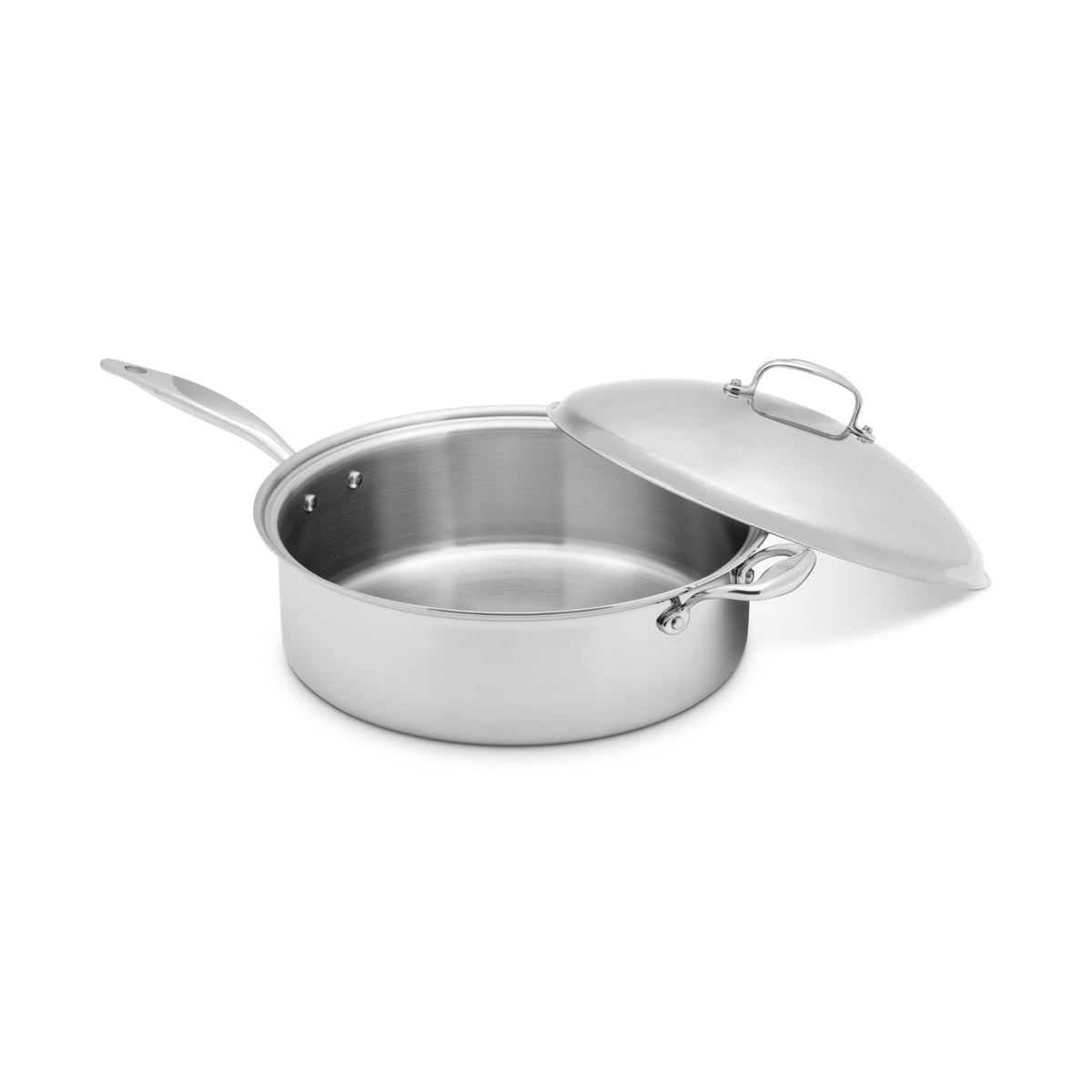 Titanium Series 8 Quart Family Sauté with Lid by Heritage Steel — view 3