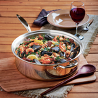 Titanium Series 8 Quart Family Sauté with Lid by Heritage Steel — view 2