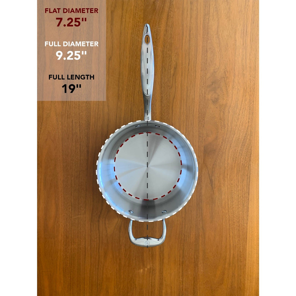 Titanium Series 4 Quart Saucepan with Lid by Heritage Steel — view 4