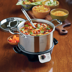 Titanium Series 5 Quart Sauce Pot with Lid by Heritage Steel — view 2