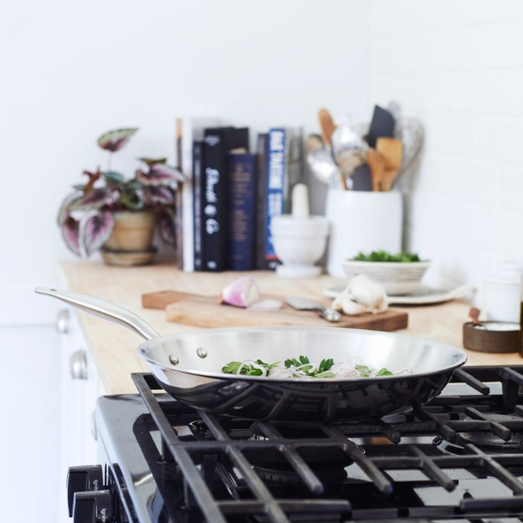 Titanium Series 12-inch Fry Pan with Lid by Heritage Steel — view 5