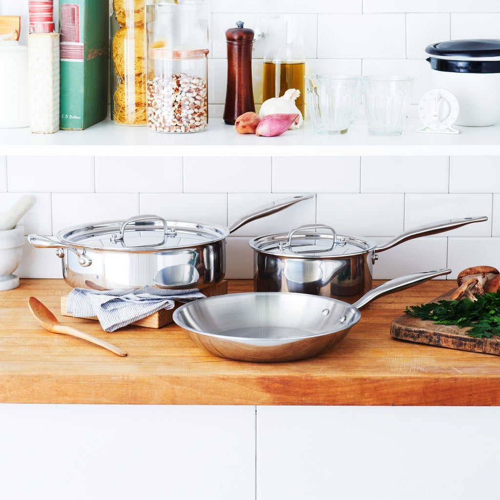 Titanium Series 5 Piece Essentials Set by Heritage Steel — view 2